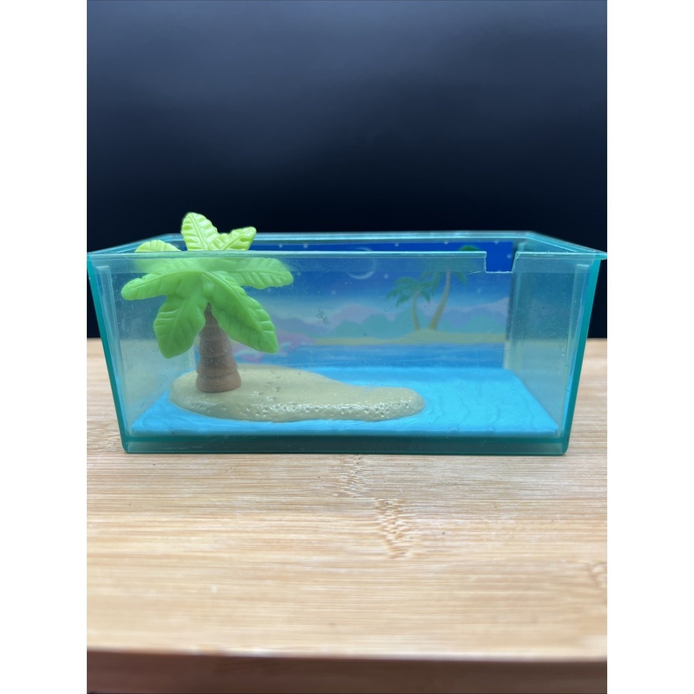 1992 Kenner Littlest Pet Shop Toddling Turtles Paradise Island Aquarium Only🐢